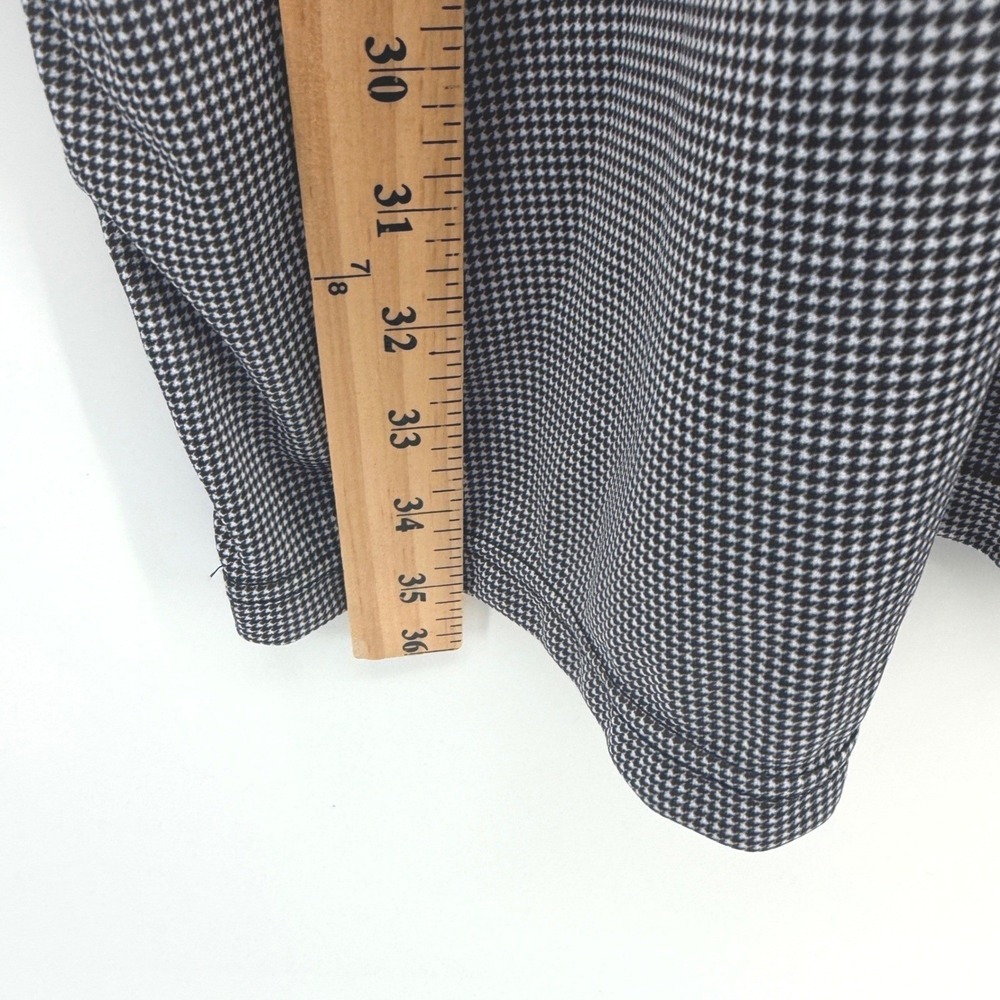 Collars & Co Polo Shirt Mens 3XL Black Houndstooth Dress Collar Short Sleeve NEW - Picture 9 of 12